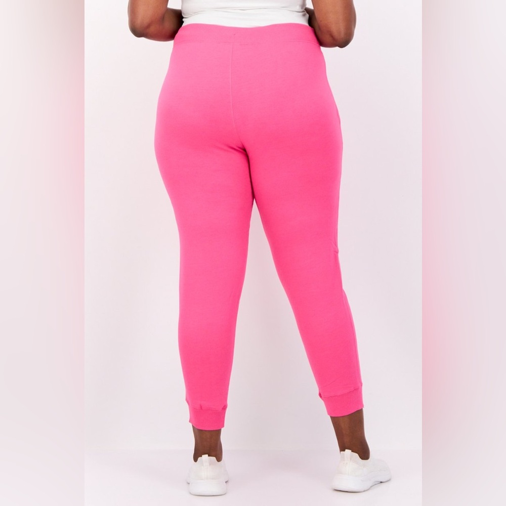 Champion- NWT Pink Jogger Sweatpants with Logo Size 2X - Picture 3 of 17
